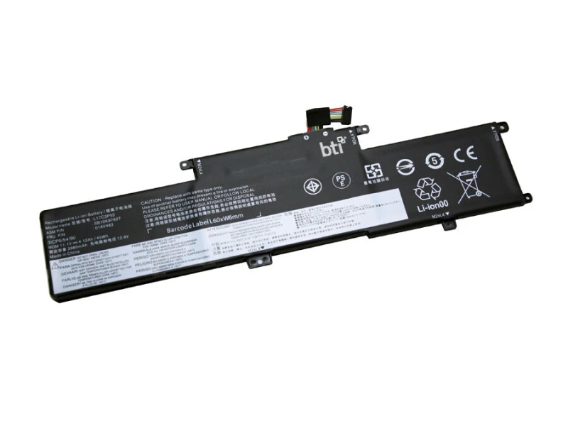 Image of BTI BTI 45Wh 3 cell SB10K97627 compatible battery for Lenovo THINKPAD L390 YOGA THINKPAD L380-20M7001HGE YOGA THINKPAD L380-20M50013GE YOGA 01AV483-BT