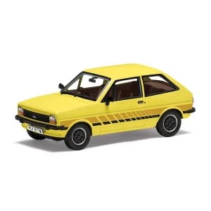 Image of Ford Fiesta Mk1 Festival Prairie Yellow 1:43 Corgi Vanguard Model