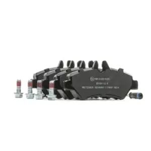 Image of METZGER Brake pad set VW,MERCEDES-BENZ 1170037 0044206920,A0044206920