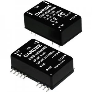 image of Danube CWS 2405A12M DCDC converter print 24 Vdc 5 Vdc 2.4 A 12 W No. of outputs 1 x