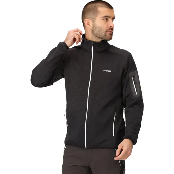 image of Regatta Mens Newhill Full Zip Breathable Fleece Jacket XL - Chest 43-44' (109-112cm)