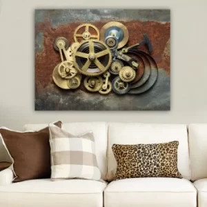 Image of 269216039_70100 Multicolor Decorative Canvas Painting