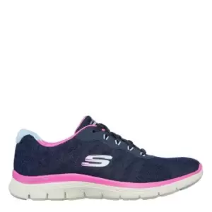 image of Skechers Flex Appeal 4 Free Move Womens Trainers - Purple