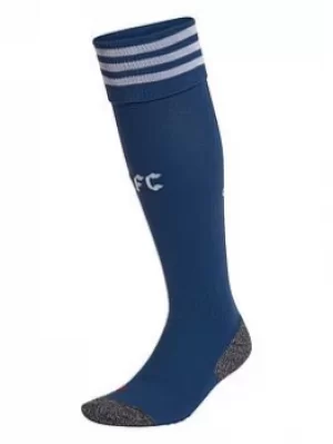 Image of adidas Arsenal 21/22 3rd Socks, White, Size 6.5-8, Men