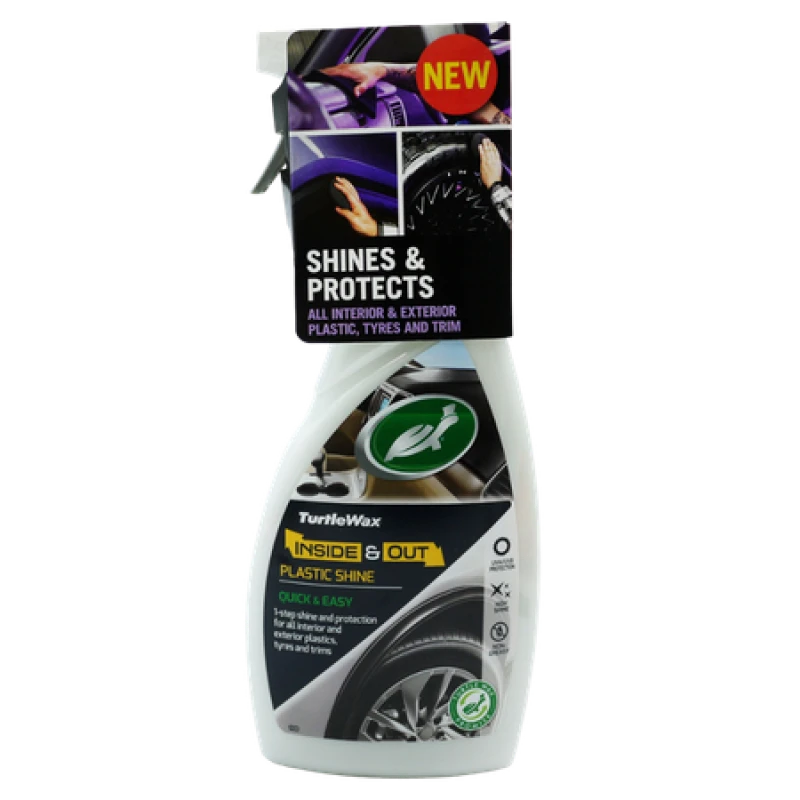 Image of Turtle Wax Inside and Out Plastic Shine 500ml Natural
