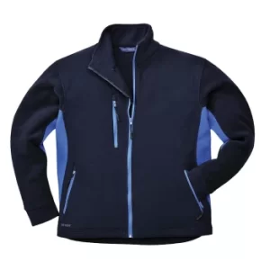 Image of Portwest Mens Texo Contrast Fleece Navy 2XL