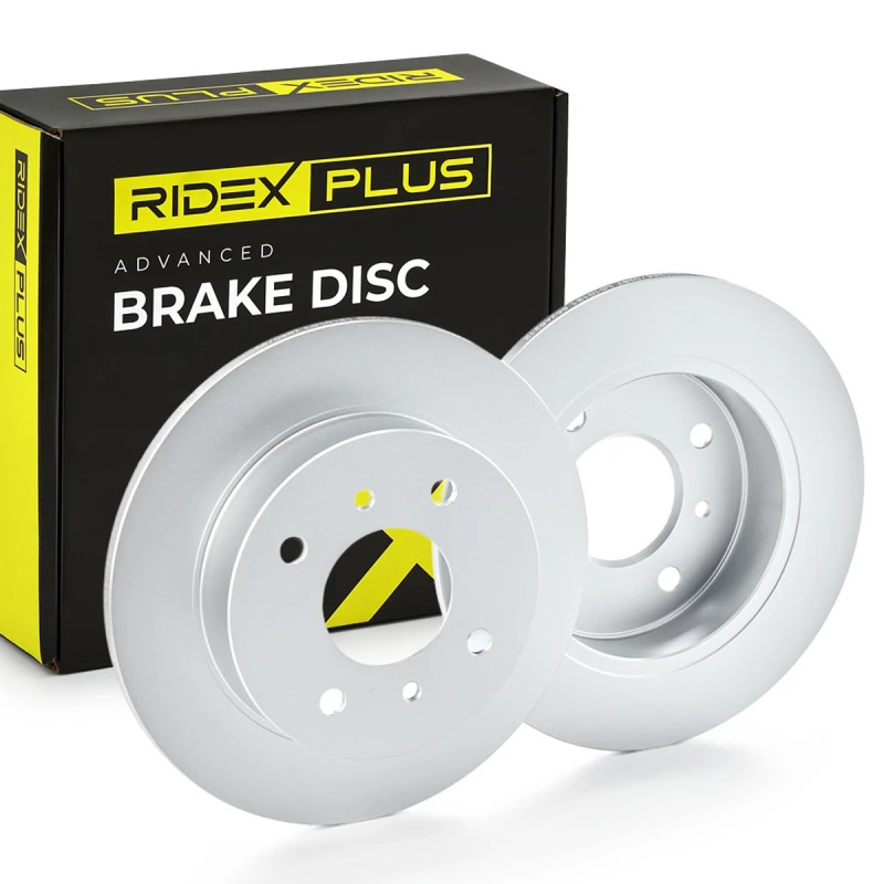 Image of RIDEX PLUS 82B0658P Brake disc Solid, High-carbon, without wheel studs Brake Disc (82)