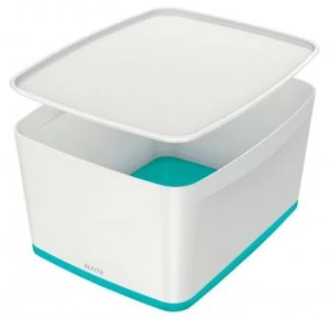 Leitz MyBox Large with Lid WOW White Ice Blue