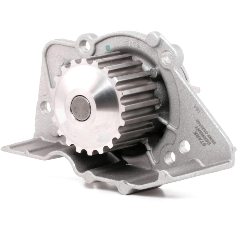 Image of STARK SKWP-0520168 Water pump Number of Teeth: 20, Cast Aluminium, with belt pulley, with gasket/seal Cast Aluminium Water Pump (1260)