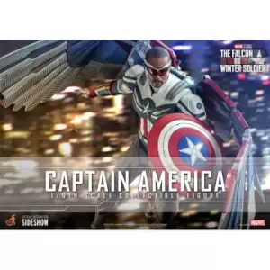 Image of Hot Toys The Falcon and The Winter Soldier Falcon 1/6 Scale Action Figure 30 cm
