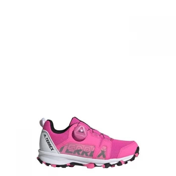 Image of adidas Terrex Boa Hiking Shoes Kids - Screaming Pink / Core Black /