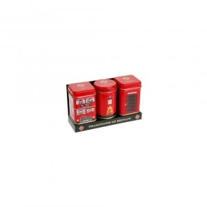 Image of New English Teas Traditions of Britain Mini Tins Gift Pack Loose Tea 70g (1 Gift Pack - 3 Mini Tins)