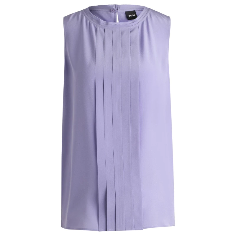 Image of Boss Womens Bemiula Long Sleeve Long Blouse Medium Purple female 4 (XXS)