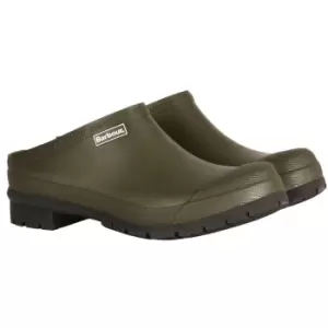 Image of Barbour Mens Quinn Rubber Mule Olive 10