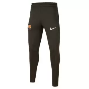 image of Nike Barcelona Strike Tracksuit Bottoms 2023 2024 Juniors - Brown