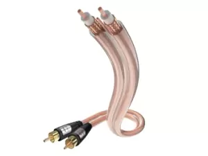 image of Inakustik 00304107 audio cable 0.75 m RCA Transparent