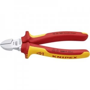 image of Knipex 70 06 160 VDE Side cutter non-flush type 160 mm