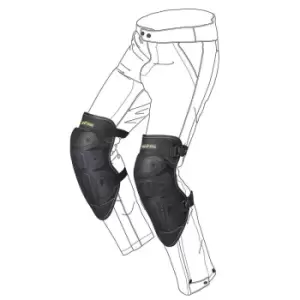 Image of Spidi K-Net Knee Protectors, black, black, Size One Size