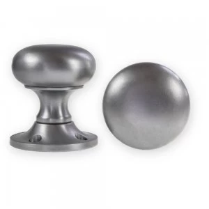 image of LocksOnline Mushroom Rim Door Knob Set