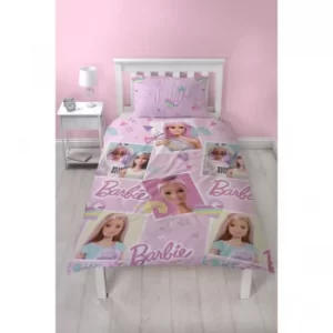 Barbie Lovestruck Single Reversible Duvet Set