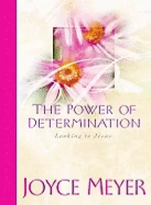 Image of power of determination looking to jesus