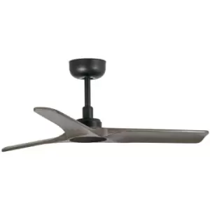 Image of Faro Heywood Small Black Ceiling Fan, 6 Speed