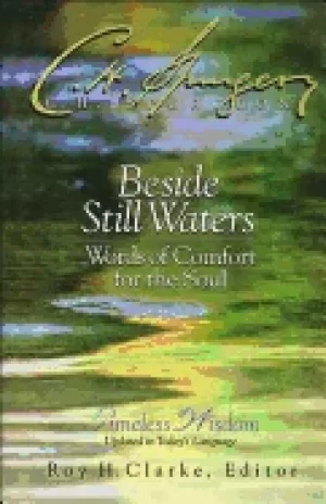 Image of beside still waters words of comfort for the soul