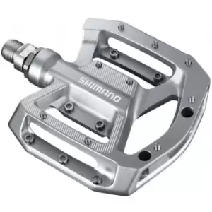 image of Shimano PD-GR500 Flat Pedals - Silver