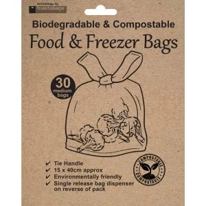 image of Planit Eco Friendly Freezer Bags Pack 30