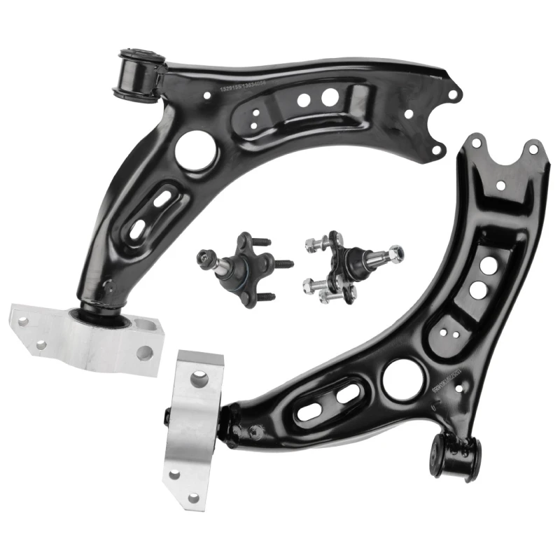 Image of RIDEX 2905L0088 Link Set, wheel suspension with ball joint, Lower Sheet Steel Link Set,wheel suspension (2905)