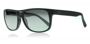 image of Maui Jim Waterways Sunglasses Black Matte Rubber GS267 Polariserade 58mm