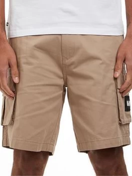 image of Weekend Offender Woven Cargo Short - Stone Size M Men