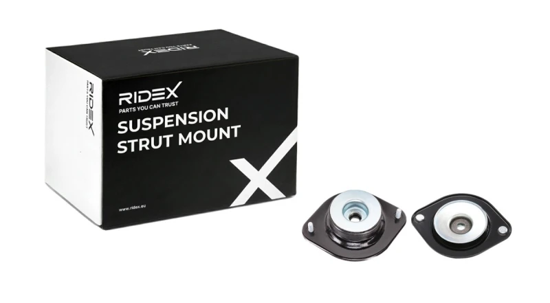 Image of RIDEX 1180S0862 Top strut mount Front Axle Elastomer Suspension Strut Support Bearing (1180)