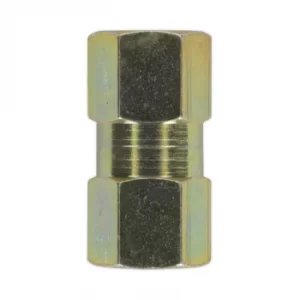 image of Brake Tube Connector M10 X 1MM Female to Female Pack of 10