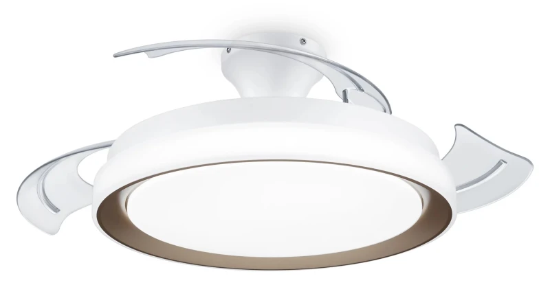 Image of Philips Bliss Remote Control Metal LED Ceiling Fan - Gold