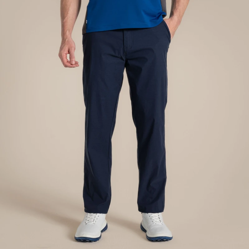 Image of Craghoppers Craghoppers Men NosiLife Santos Insect-Repellent Lightweight Stretch Trouser in Black Size: 34R Black 34R Male 5063260093699