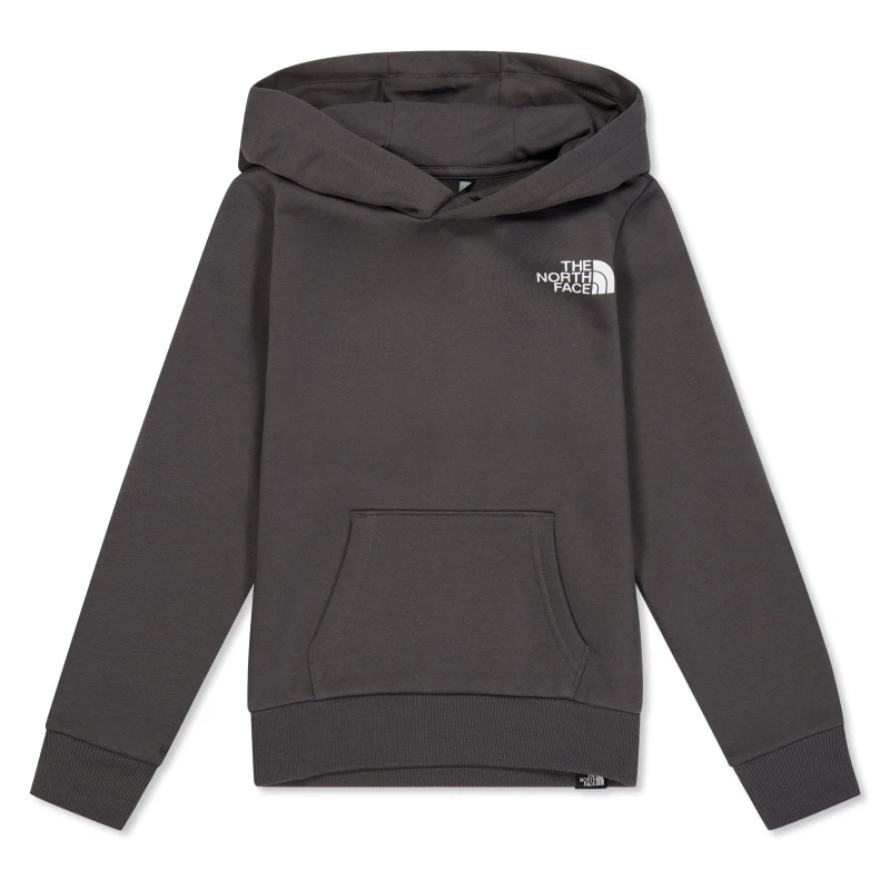 Image of The North Face Simple Dome Over-the-head Hoodie Junior Anthracite Grey unisex 8Y