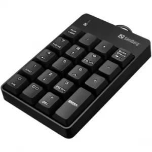 image of Sandberg Numeric Keypad, USB, Black