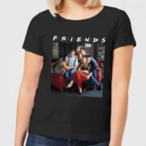 Image of Friends Classic Character Womens T-Shirt - Black