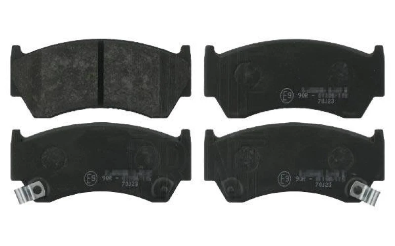 Image of Blue PRINT ADN14285 Brake pad set Front Axle, with acoustic wear warning Brake Pad Set,disc brake (402)