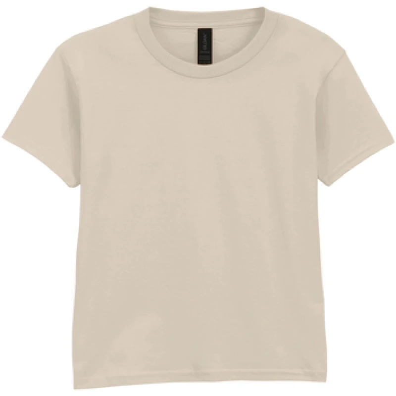 Image of Gildan Softstyle boys's Children's T shirt in Beige