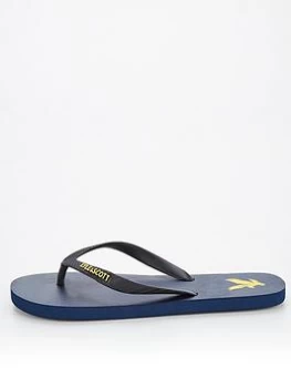 Image of Lyle & Scott Flip Flop, Dark Navy, Size 11, Men