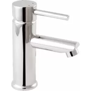 image of Insignia Mono Basin Mixer Tap with Press Top Waste - Chrome - Deva