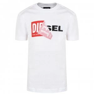 Diesel Tee - White K100