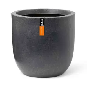 image of Capi Europe Planter ball Waste Smooth NL 43x41 terrazzo grey