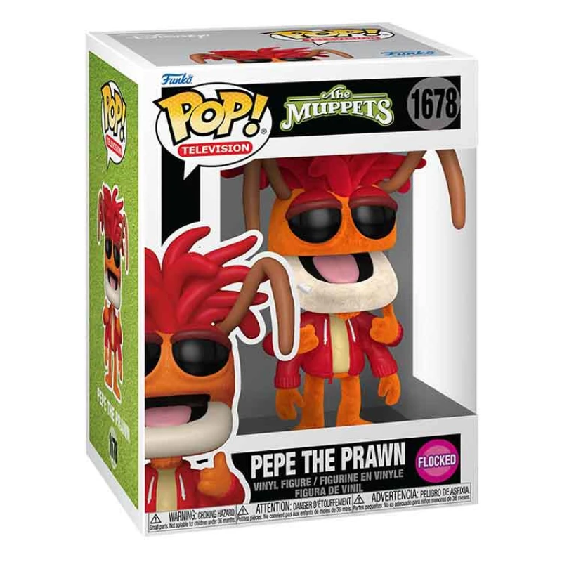 Image of AJ Toys & Books Funko The Muppets POP! Vinyl Figure Pepe the Prawn (Flocked)