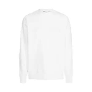 Image of Calvin Klein Logo Sweatshirt - White