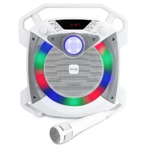 image of Rockjam Portable LED Bluetooth Party Karaoke Machine with Microphone