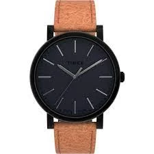 Image of Timex Black And Brown 'Essential' Chronograph Classical Watch - TW2U05800