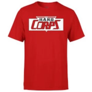 Image of Valiant Comics Classic Hard Corps Logo T-Shirt - L - Red